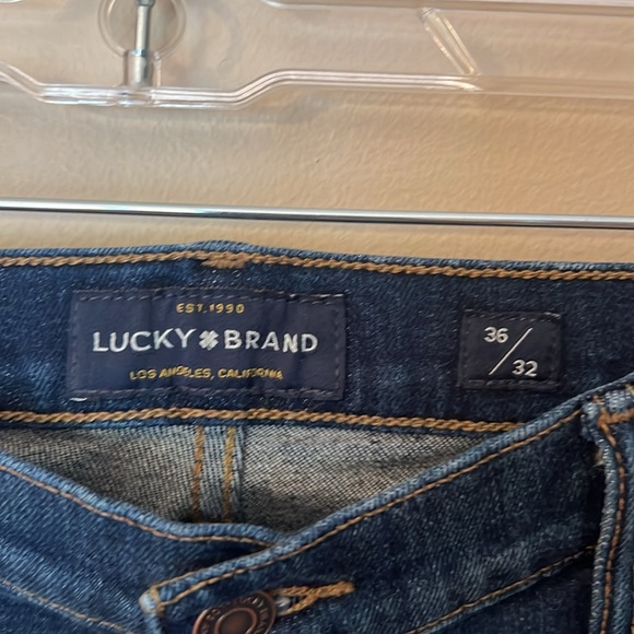 Lucky Brand 121 slim mens jeans size 36x32 #45 - Picture 3 of 5